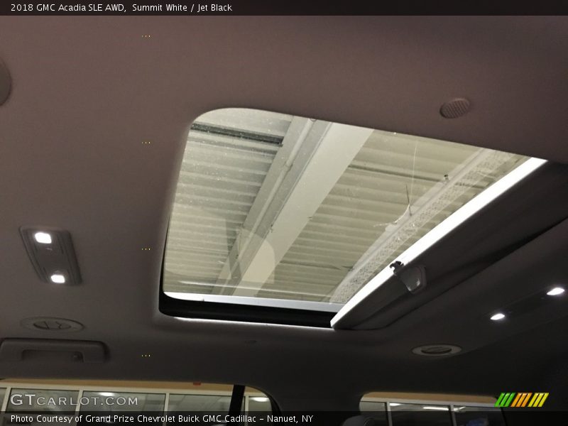 Summit White / Jet Black 2018 GMC Acadia SLE AWD