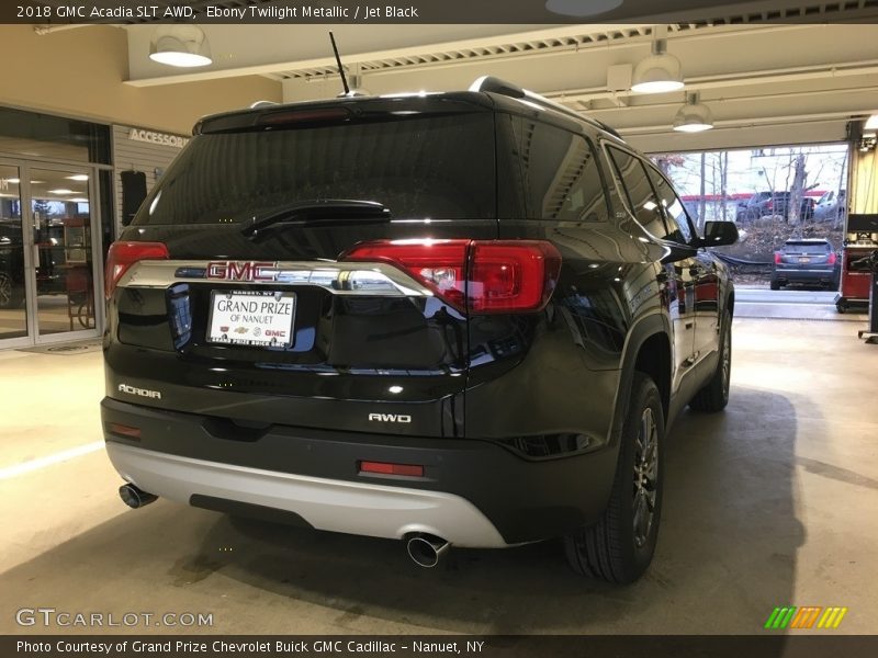 Ebony Twilight Metallic / Jet Black 2018 GMC Acadia SLT AWD