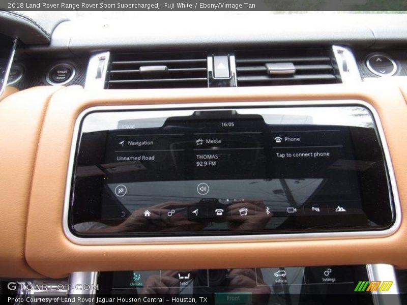 Fuji White / Ebony/Vintage Tan 2018 Land Rover Range Rover Sport Supercharged