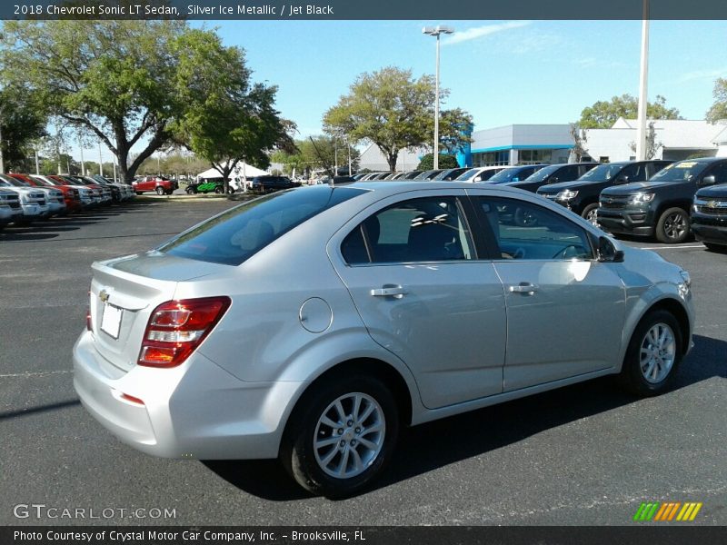 Silver Ice Metallic / Jet Black 2018 Chevrolet Sonic LT Sedan