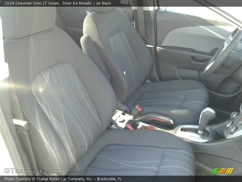 Silver Ice Metallic / Jet Black 2018 Chevrolet Sonic LT Sedan