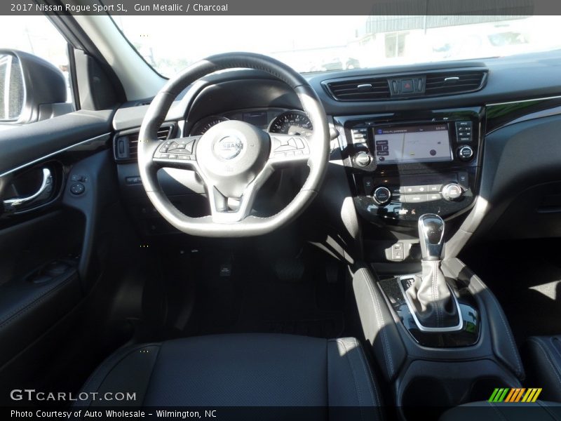 Gun Metallic / Charcoal 2017 Nissan Rogue Sport SL