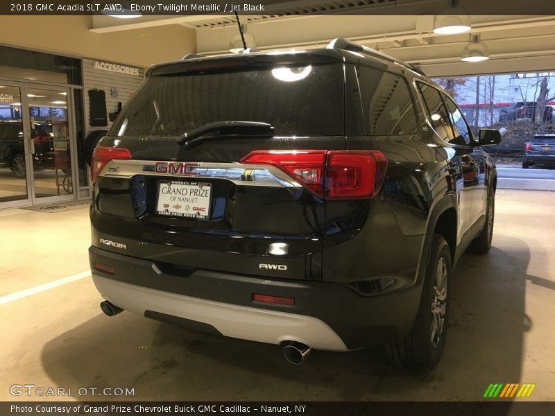 Ebony Twilight Metallic / Jet Black 2018 GMC Acadia SLT AWD