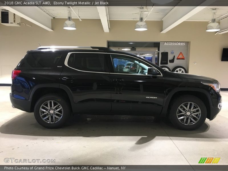 Ebony Twilight Metallic / Jet Black 2018 GMC Acadia SLT AWD