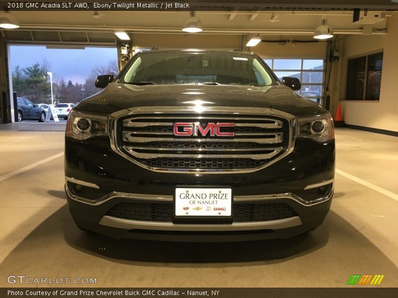 Ebony Twilight Metallic / Jet Black 2018 GMC Acadia SLT AWD