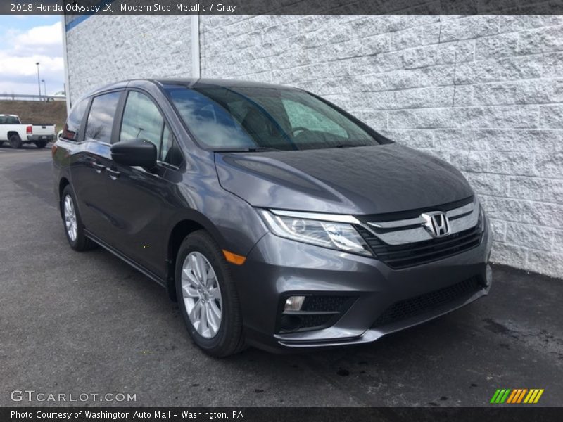 Modern Steel Metallic / Gray 2018 Honda Odyssey LX