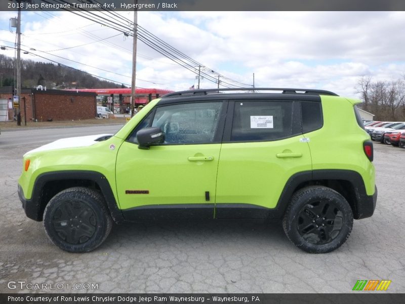 Hypergreen / Black 2018 Jeep Renegade Trailhawk 4x4