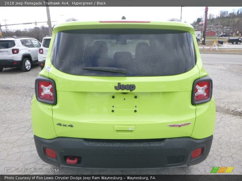 Hypergreen / Black 2018 Jeep Renegade Trailhawk 4x4
