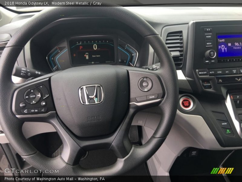 Modern Steel Metallic / Gray 2018 Honda Odyssey LX