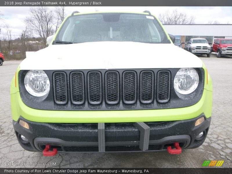 Hypergreen / Black 2018 Jeep Renegade Trailhawk 4x4