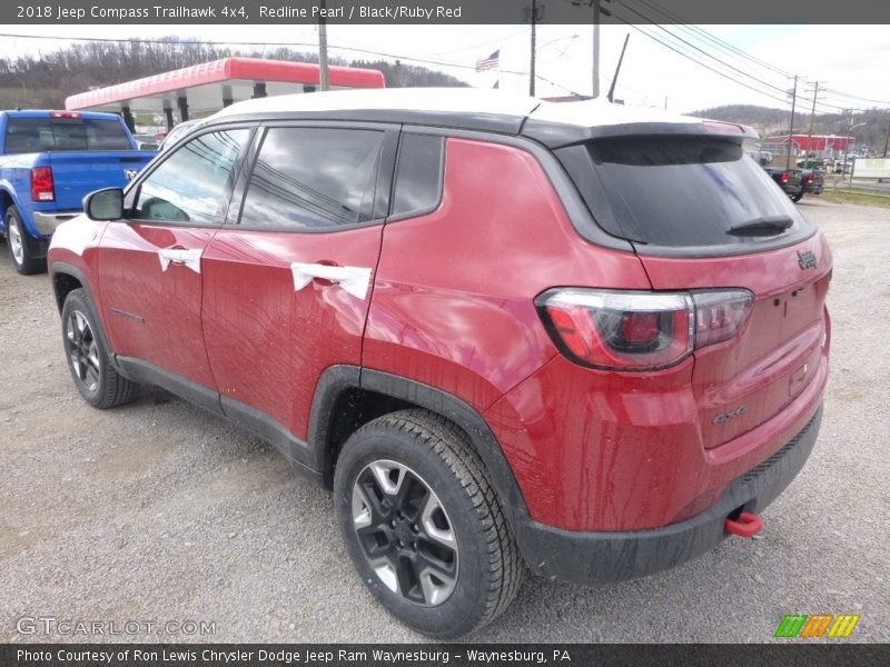 Redline Pearl / Black/Ruby Red 2018 Jeep Compass Trailhawk 4x4