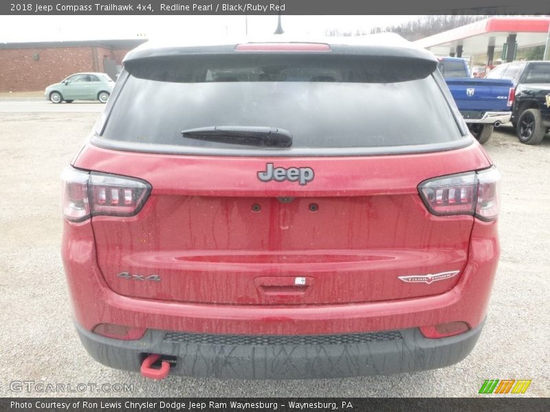 Redline Pearl / Black/Ruby Red 2018 Jeep Compass Trailhawk 4x4