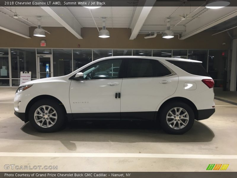 Summit White / Jet Black 2018 Chevrolet Equinox LT AWD