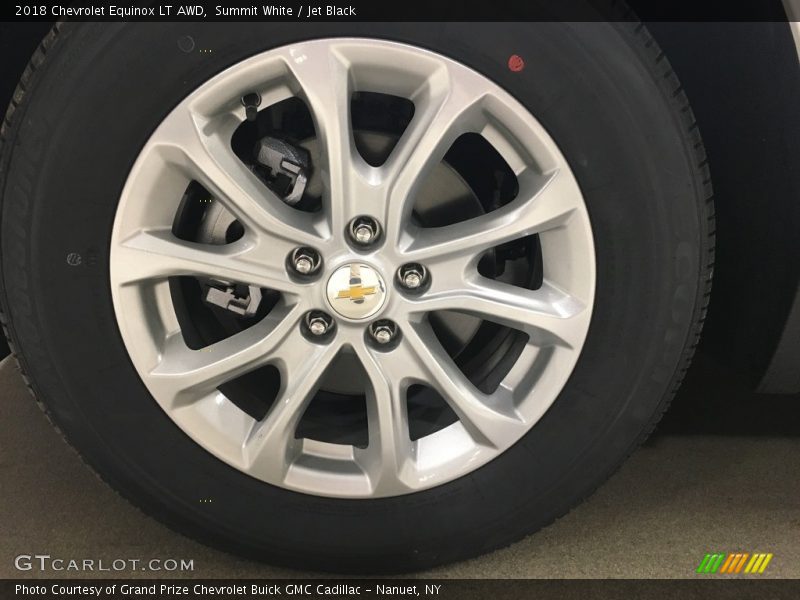 Summit White / Jet Black 2018 Chevrolet Equinox LT AWD