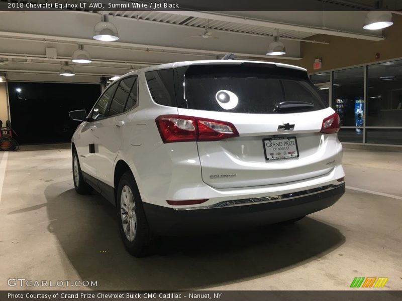 Summit White / Jet Black 2018 Chevrolet Equinox LT AWD