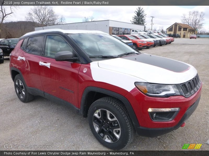 Redline Pearl / Black/Ruby Red 2018 Jeep Compass Trailhawk 4x4
