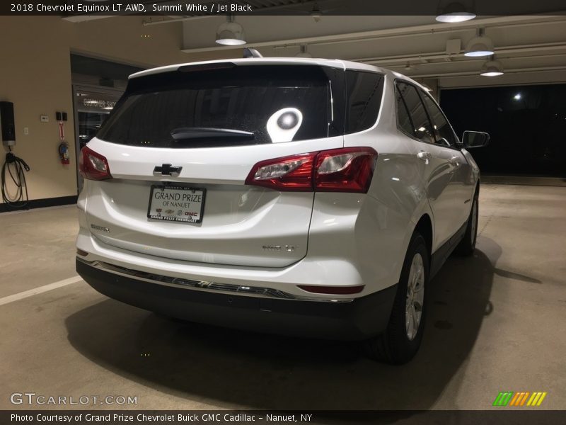 Summit White / Jet Black 2018 Chevrolet Equinox LT AWD
