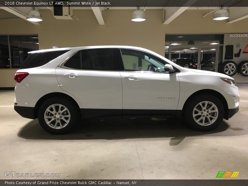 Summit White / Jet Black 2018 Chevrolet Equinox LT AWD