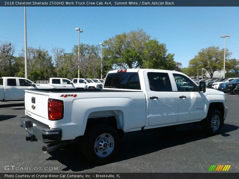 Summit White / Dark Ash/Jet Black 2018 Chevrolet Silverado 2500HD Work Truck Crew Cab 4x4