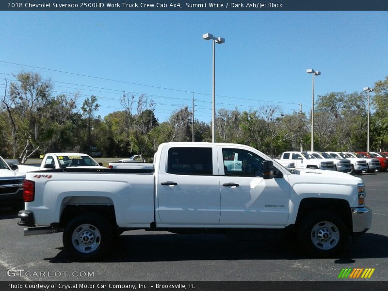 Summit White / Dark Ash/Jet Black 2018 Chevrolet Silverado 2500HD Work Truck Crew Cab 4x4