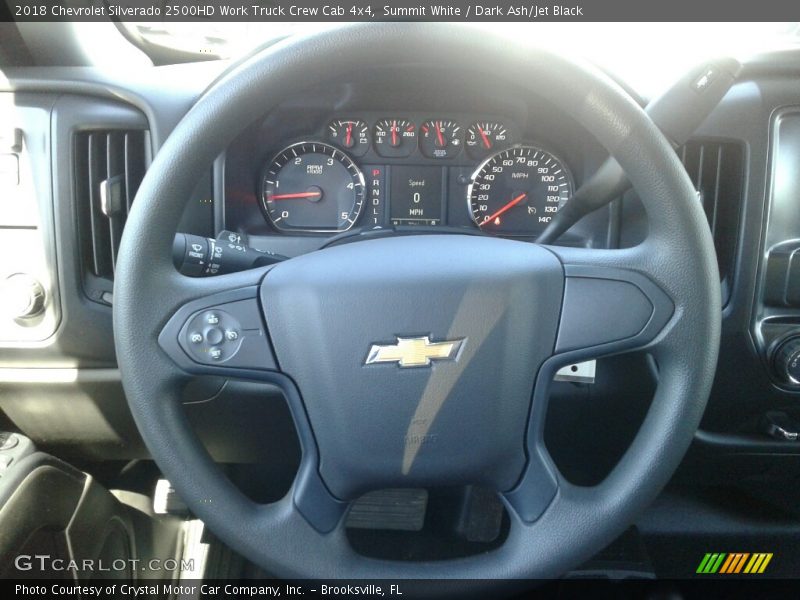 Summit White / Dark Ash/Jet Black 2018 Chevrolet Silverado 2500HD Work Truck Crew Cab 4x4
