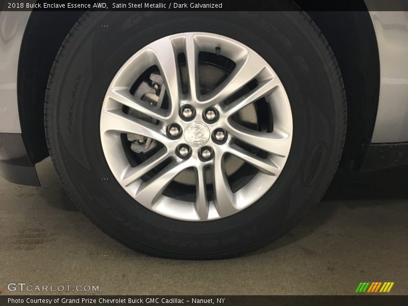 Satin Steel Metallic / Dark Galvanized 2018 Buick Enclave Essence AWD