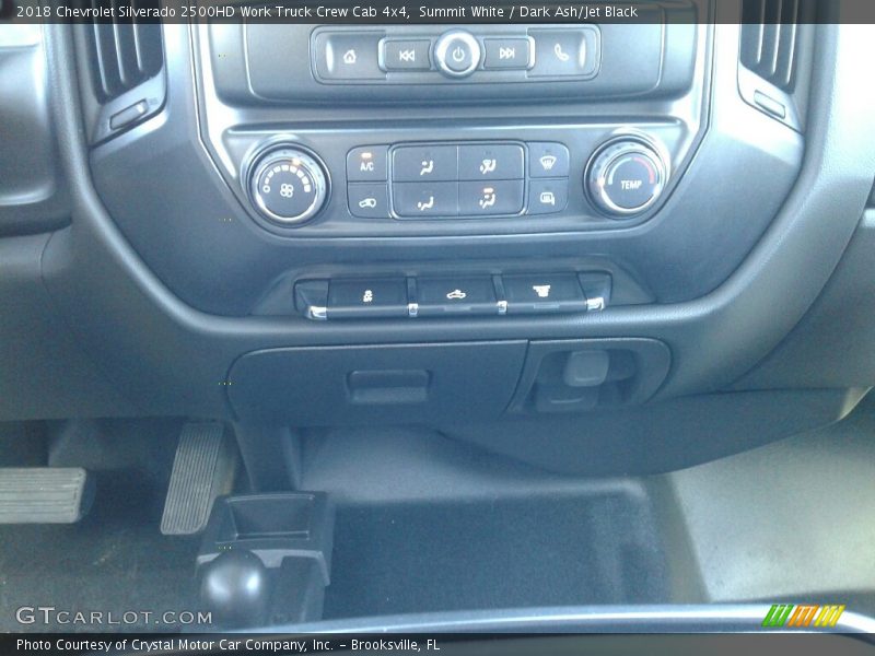 Summit White / Dark Ash/Jet Black 2018 Chevrolet Silverado 2500HD Work Truck Crew Cab 4x4