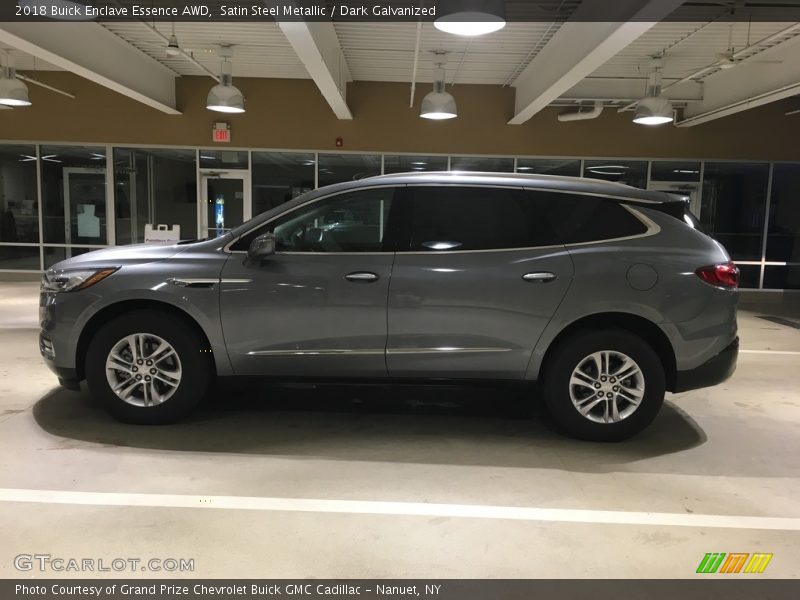 Satin Steel Metallic / Dark Galvanized 2018 Buick Enclave Essence AWD