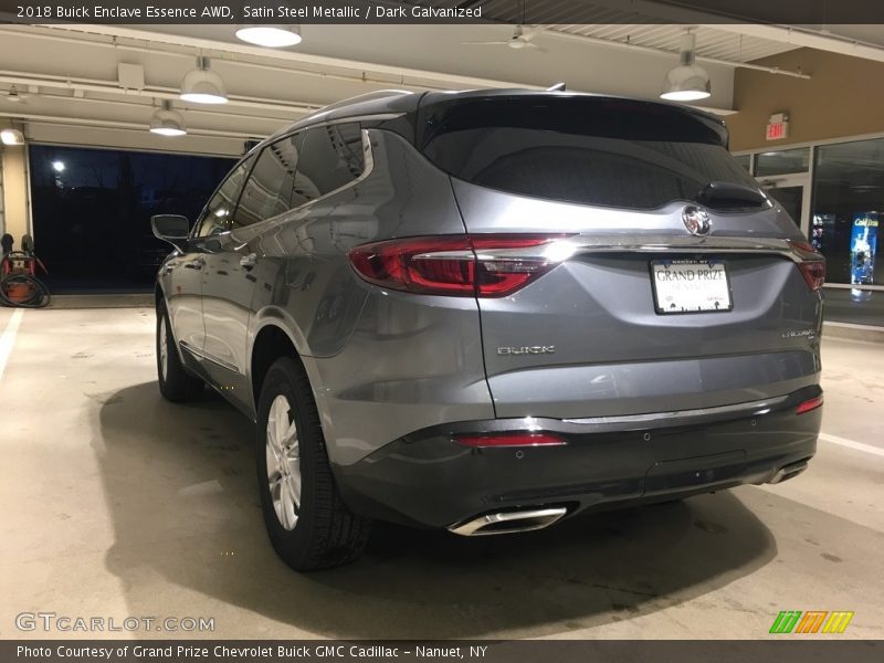 Satin Steel Metallic / Dark Galvanized 2018 Buick Enclave Essence AWD