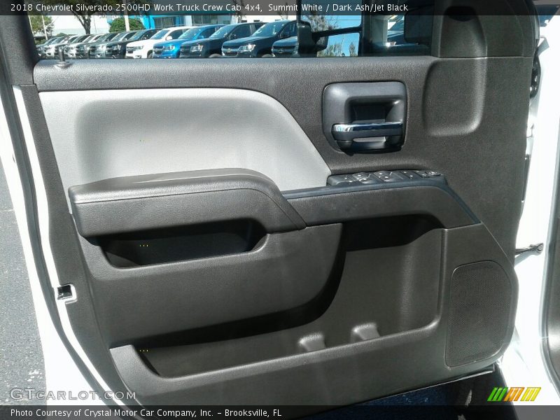 Summit White / Dark Ash/Jet Black 2018 Chevrolet Silverado 2500HD Work Truck Crew Cab 4x4