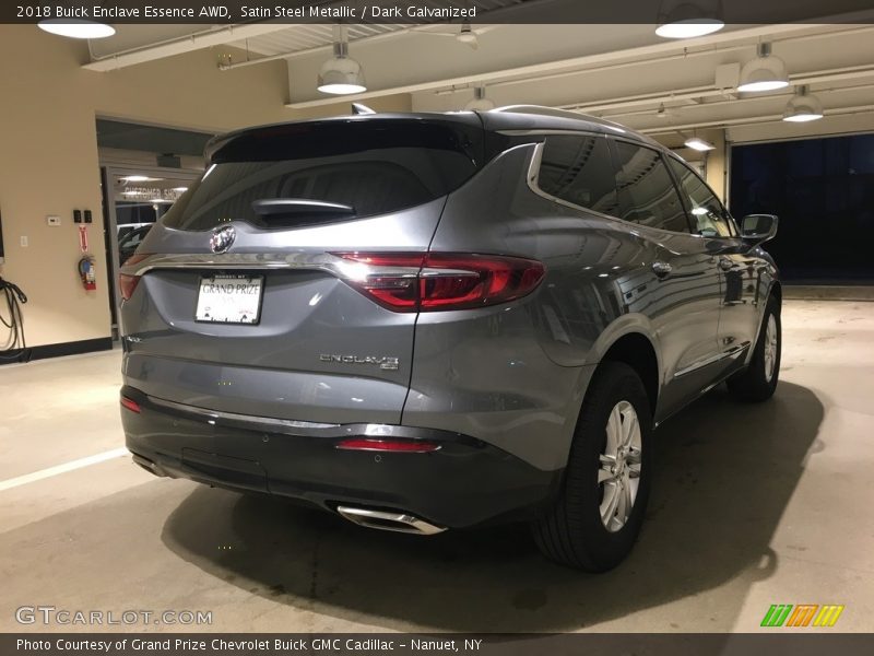 Satin Steel Metallic / Dark Galvanized 2018 Buick Enclave Essence AWD