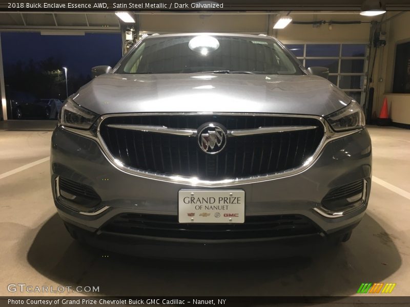Satin Steel Metallic / Dark Galvanized 2018 Buick Enclave Essence AWD
