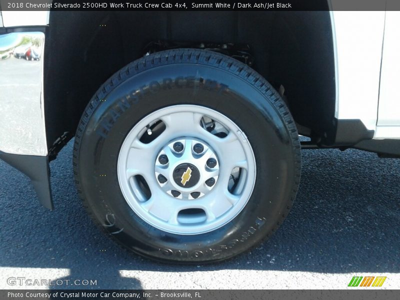 Summit White / Dark Ash/Jet Black 2018 Chevrolet Silverado 2500HD Work Truck Crew Cab 4x4
