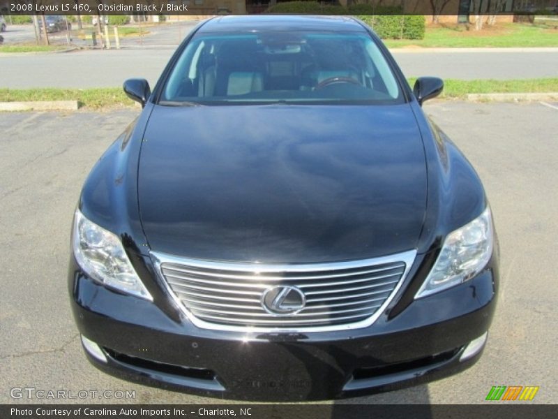 Obsidian Black / Black 2008 Lexus LS 460