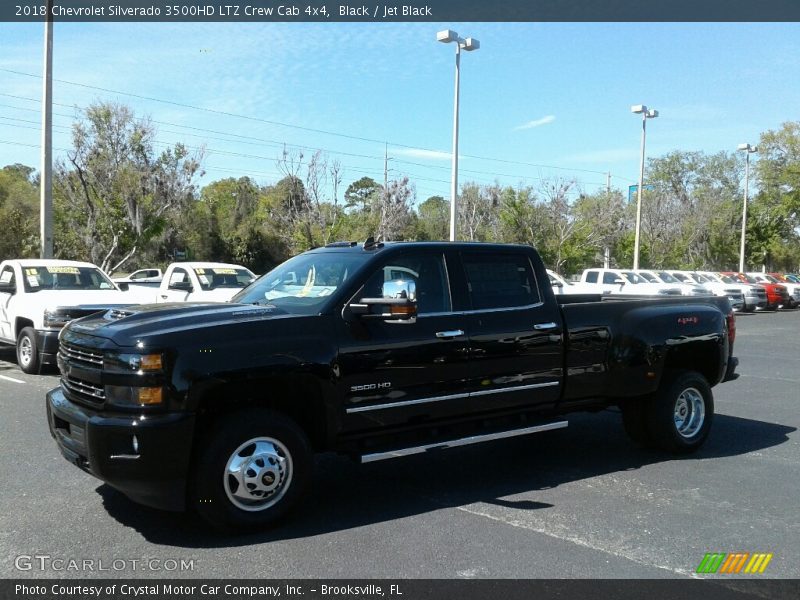 Black / Jet Black 2018 Chevrolet Silverado 3500HD LTZ Crew Cab 4x4