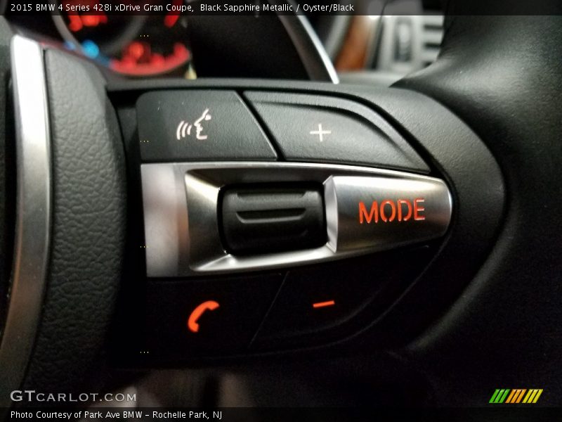 Black Sapphire Metallic / Oyster/Black 2015 BMW 4 Series 428i xDrive Gran Coupe