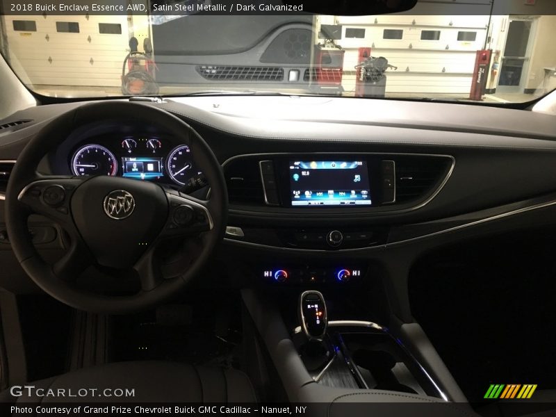 Satin Steel Metallic / Dark Galvanized 2018 Buick Enclave Essence AWD