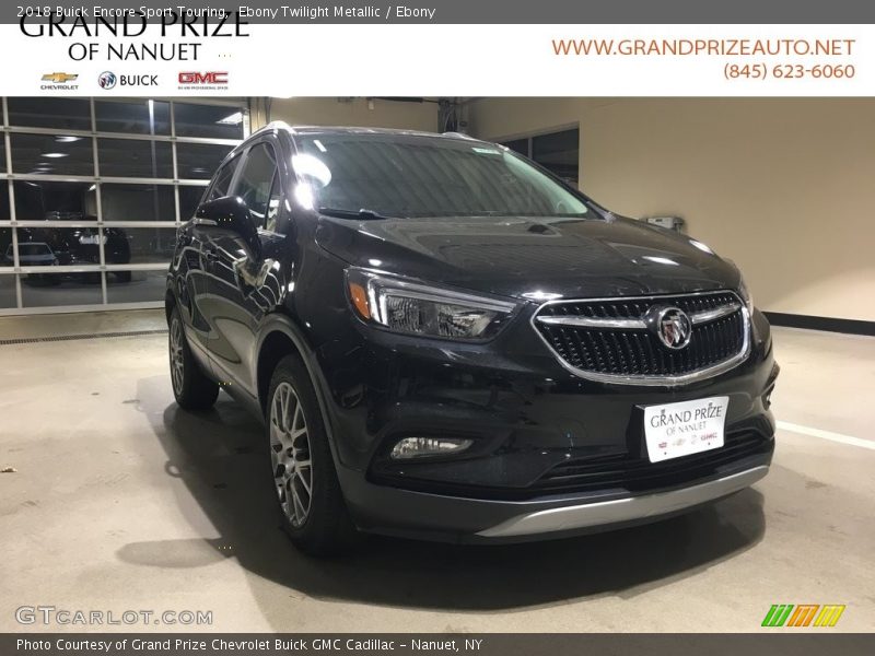 Ebony Twilight Metallic / Ebony 2018 Buick Encore Sport Touring