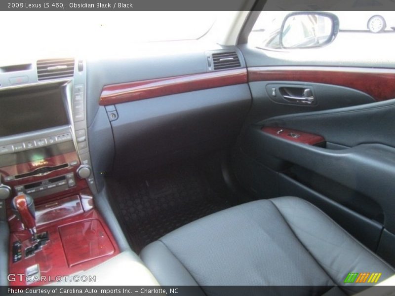 Obsidian Black / Black 2008 Lexus LS 460
