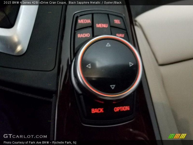Black Sapphire Metallic / Oyster/Black 2015 BMW 4 Series 428i xDrive Gran Coupe