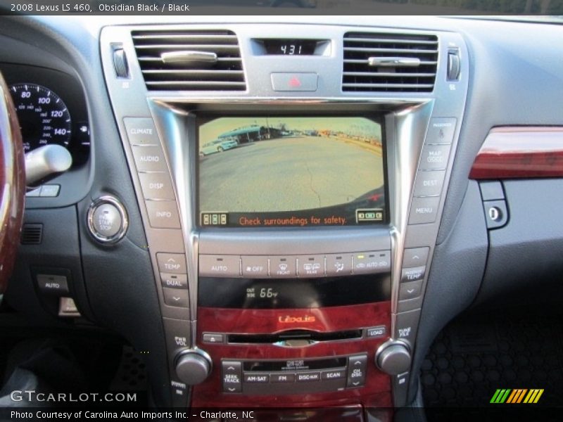 Obsidian Black / Black 2008 Lexus LS 460