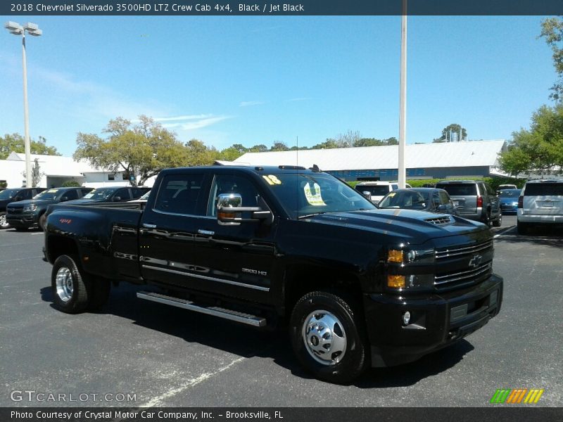 Black / Jet Black 2018 Chevrolet Silverado 3500HD LTZ Crew Cab 4x4