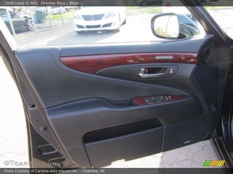 Obsidian Black / Black 2008 Lexus LS 460