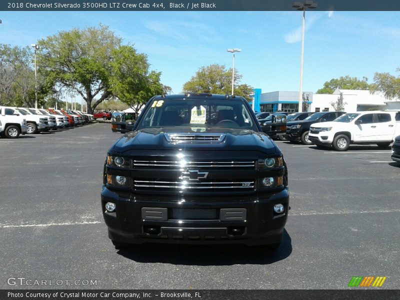 Black / Jet Black 2018 Chevrolet Silverado 3500HD LTZ Crew Cab 4x4