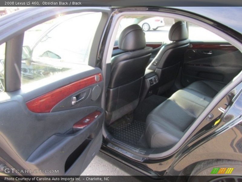Obsidian Black / Black 2008 Lexus LS 460