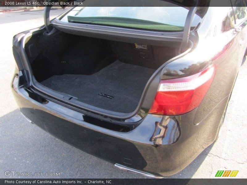 Obsidian Black / Black 2008 Lexus LS 460
