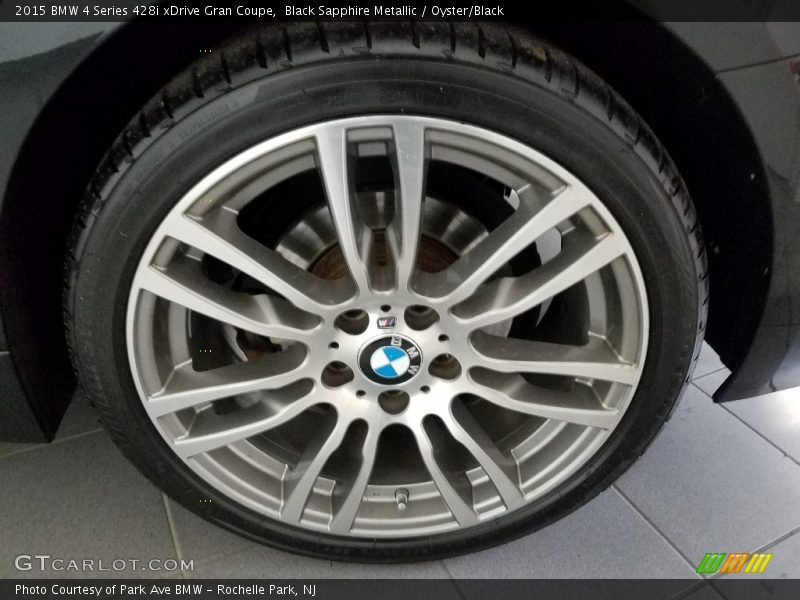 Black Sapphire Metallic / Oyster/Black 2015 BMW 4 Series 428i xDrive Gran Coupe