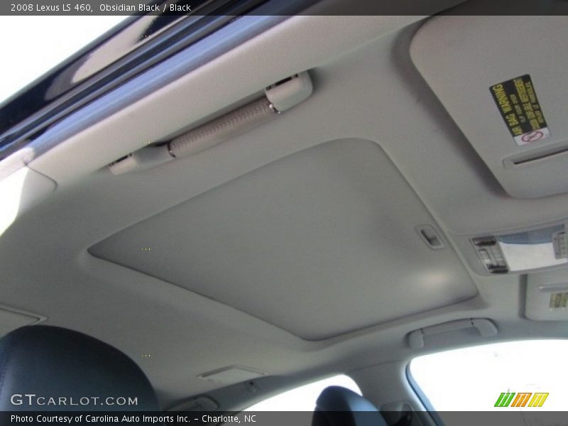 Obsidian Black / Black 2008 Lexus LS 460