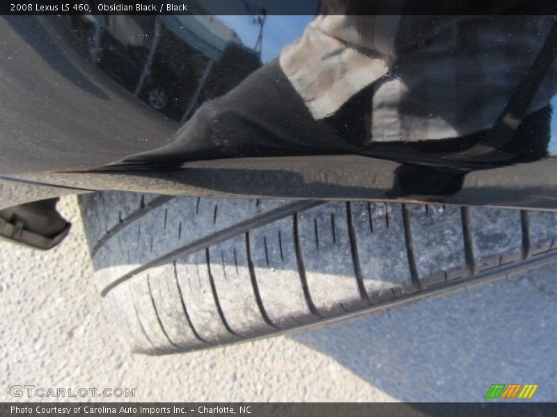 Obsidian Black / Black 2008 Lexus LS 460