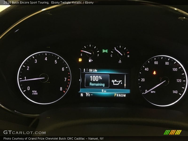 Ebony Twilight Metallic / Ebony 2018 Buick Encore Sport Touring